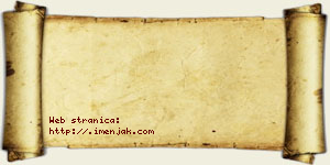 Hana Milinović vizit kartica